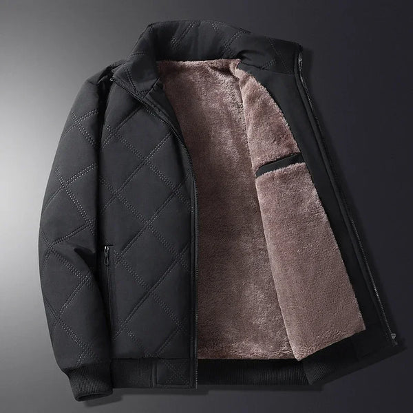 Stylische Winterjacke Mit Reißverschluss Und Tasche | Langarm