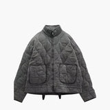 Oversize Steppjacke Mit Taschen Für Damen | Kurz