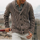 Strickjacke Mit Knöpfen Und Schalkragen Für Herren | Winter