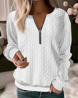 Kare - Pullover aus Wolle mit Reißverschluss