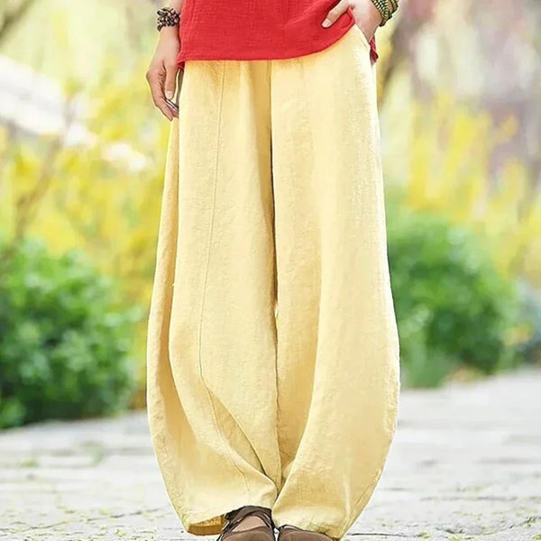 Bequeme Sommerhosen Für Frauen | Weite Beine