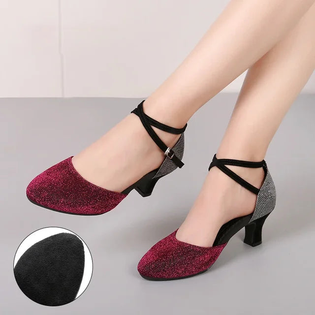 Sandalen Damen | Absatzform Mit Knöchelriemen