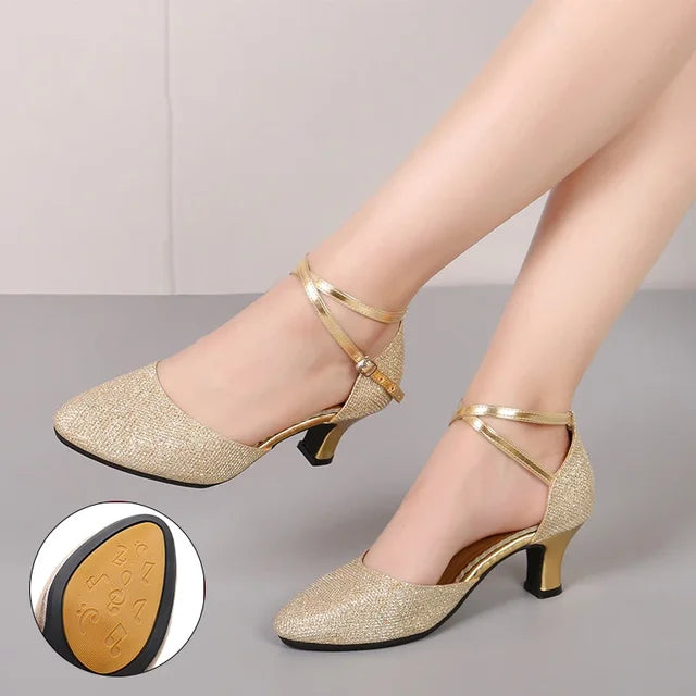 Sandalen Damen | Absatzform Mit Knöchelriemen