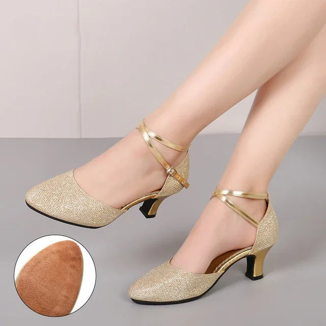 Sandalen Damen | Absatzform Mit Knöchelriemen