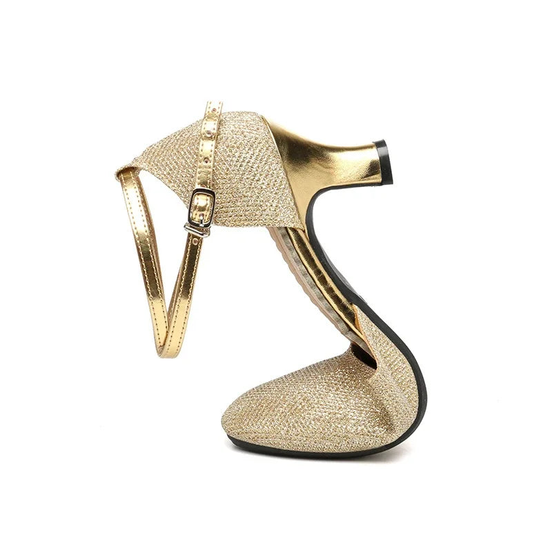 Sandalen Damen | Absatzform Mit Knöchelriemen