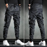 Raul - Camouflage Cargo Freizeit-Herrenhose