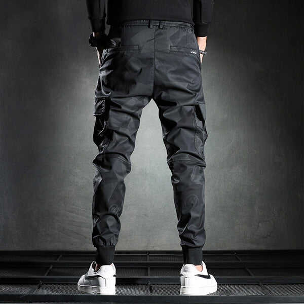 Raul - Camouflage Cargo Freizeit-Herrenhose