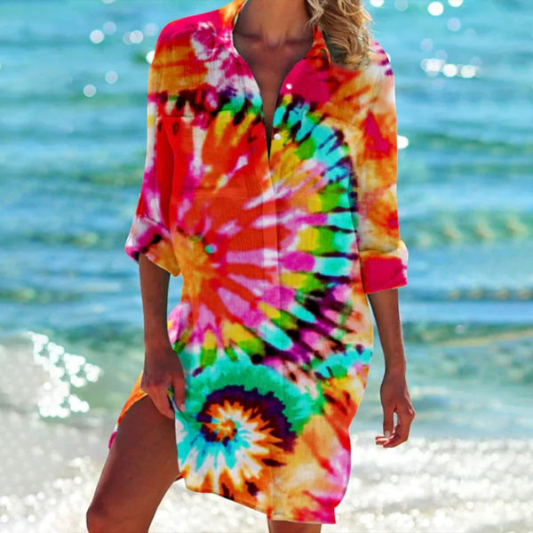 Bequemes Hemdkleid Für Frauen | Sommer