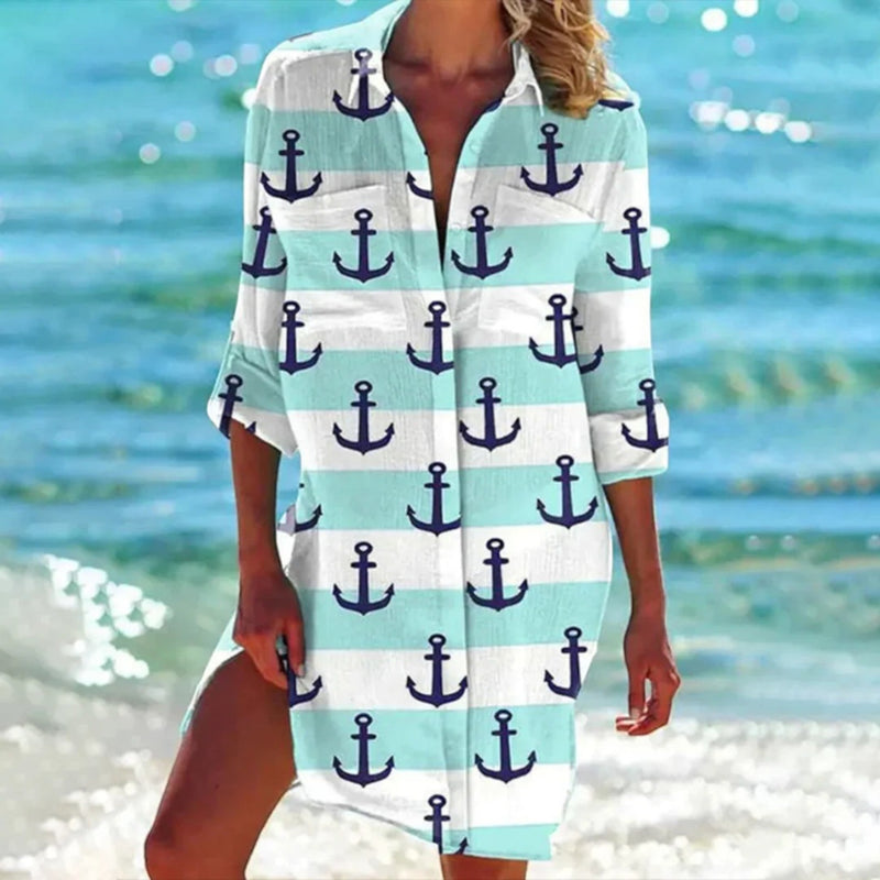 Bequemes Hemdkleid Für Frauen | Sommer