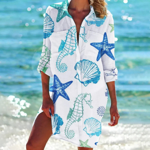 Bequemes Hemdkleid Für Frauen | Sommer