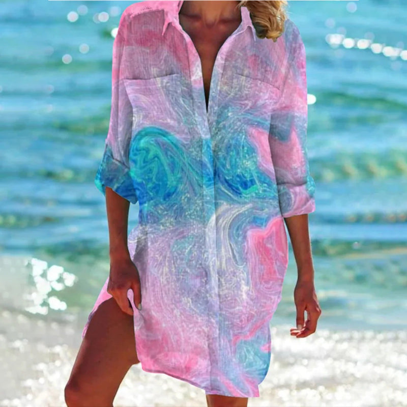 Bequemes Hemdkleid Für Frauen | Sommer