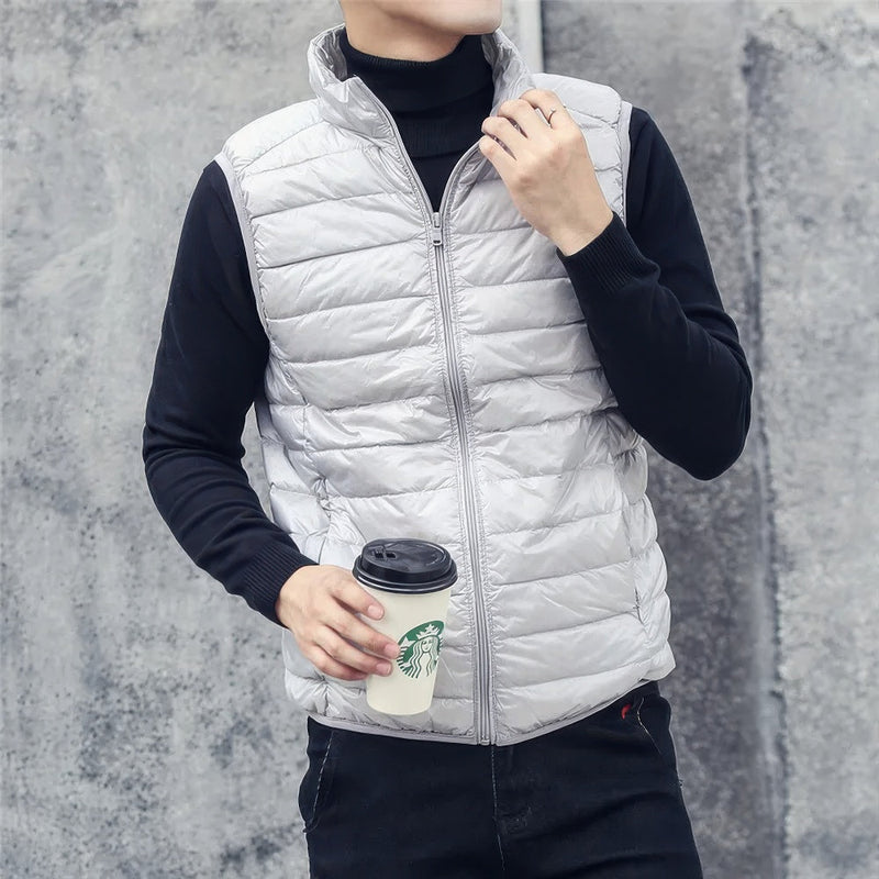 Ärmellose Daunenjacke Für Herren | Winter