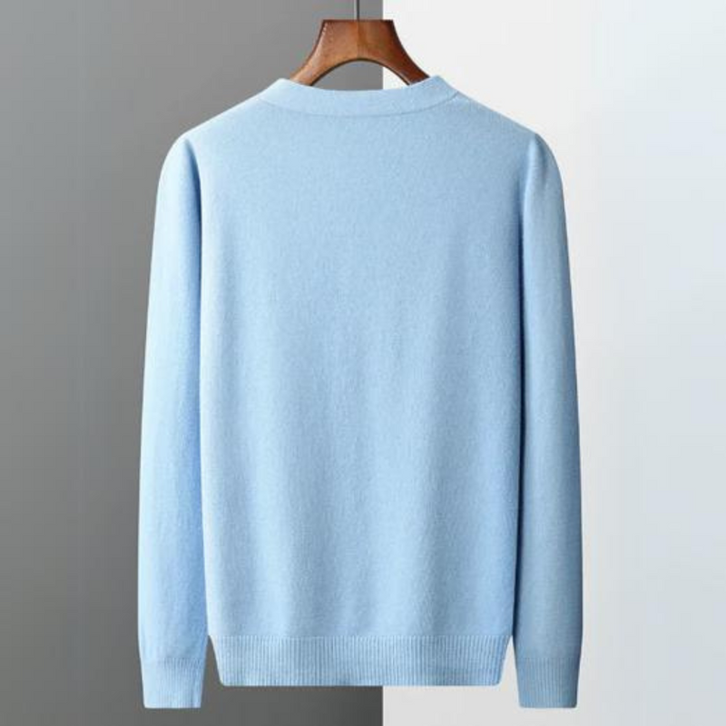 Herren Strickjacke Mit Knöpfen Und V-Ausschnitt | Winter