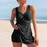 Bequemes Zweiteiliges Tankini Set Für Frauen | Sommer