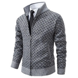 Strickpullover Mit Rautenmuster Für Herren | Lange Ärmel