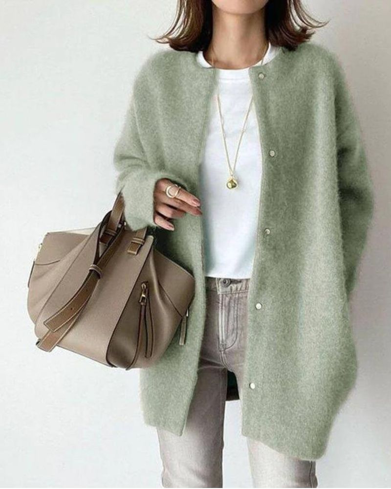 Stylischer Kaschmir Cardigan Für Damen | Winter