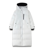Lange Puffer-Winterjacke Für Damen Mit Langen Ärmeln | Stilvoll