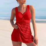 Bequemes Zweiteiliges Tankini Set Für Frauen | Sommer