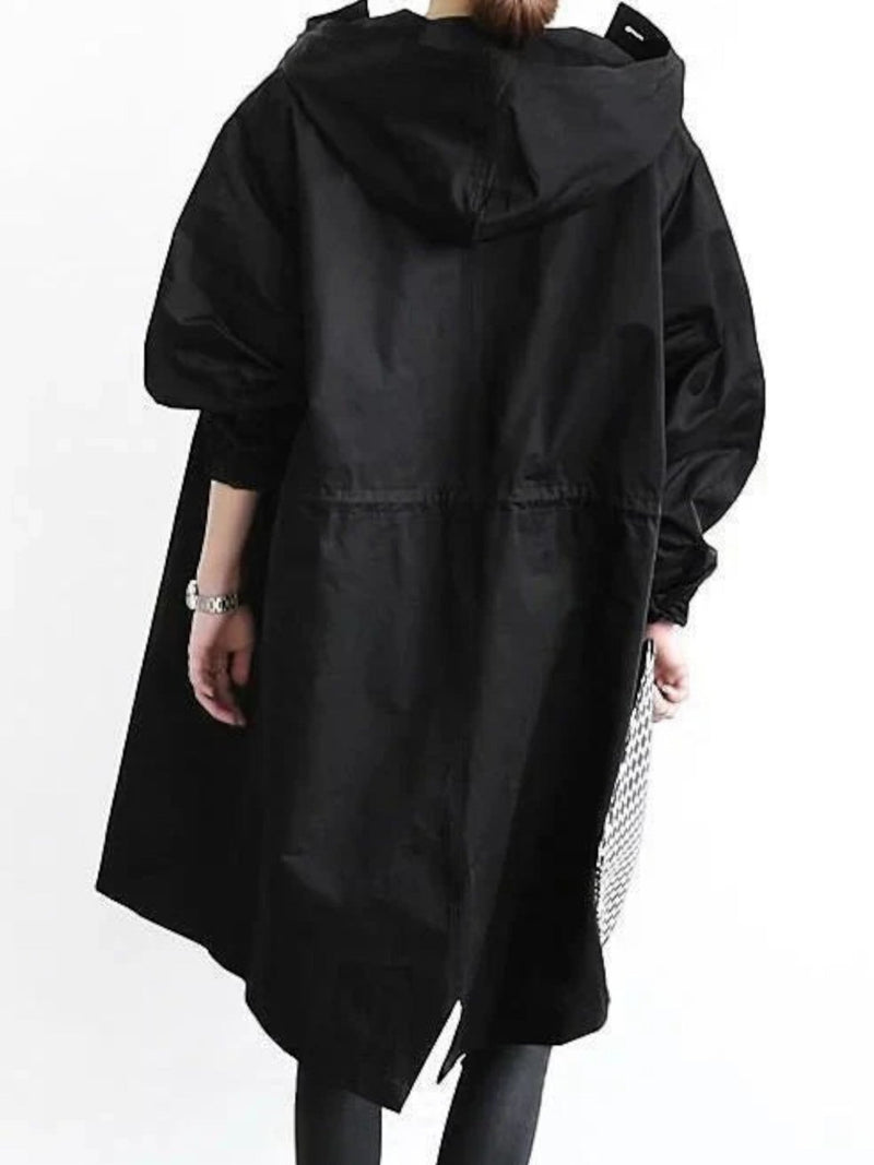 Trenchcoat Mit Kapuze Für Frauen | Langarm