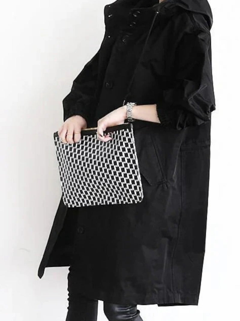 Trenchcoat Mit Kapuze Für Frauen | Langarm