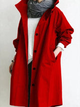Trenchcoat Mit Kapuze Für Frauen | Langarm
