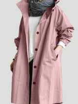 Trenchcoat Mit Kapuze Für Frauen | Langarm