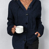 Gabriella - Damen Strickjacke mit Kapuze