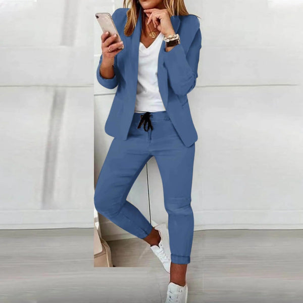Eleganter Blazer Mit Offener Front Tailleur Für Frauen