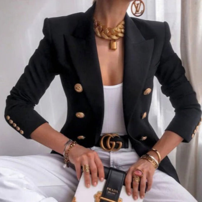 Amandine | Eleganter Blazer Mit Knopfleiste Für Damen