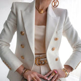 Amandine | Eleganter Blazer Mit Knopfleiste Für Damen