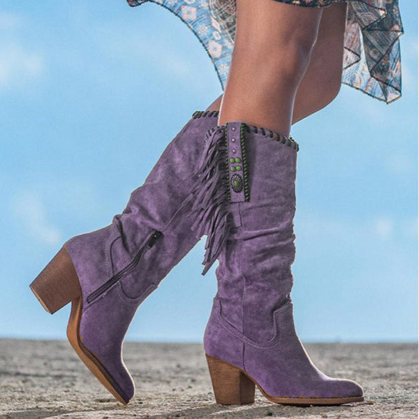 Stylische Winterstiefel Mit Reißverschluss Für Damen | Hochhackig