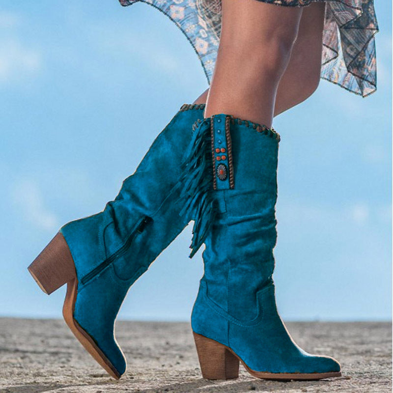 Stylische Winterstiefel Mit Reißverschluss Für Damen | Hochhackig
