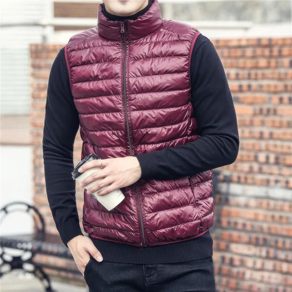 Ärmellose Daunenjacke Für Herren | Winter