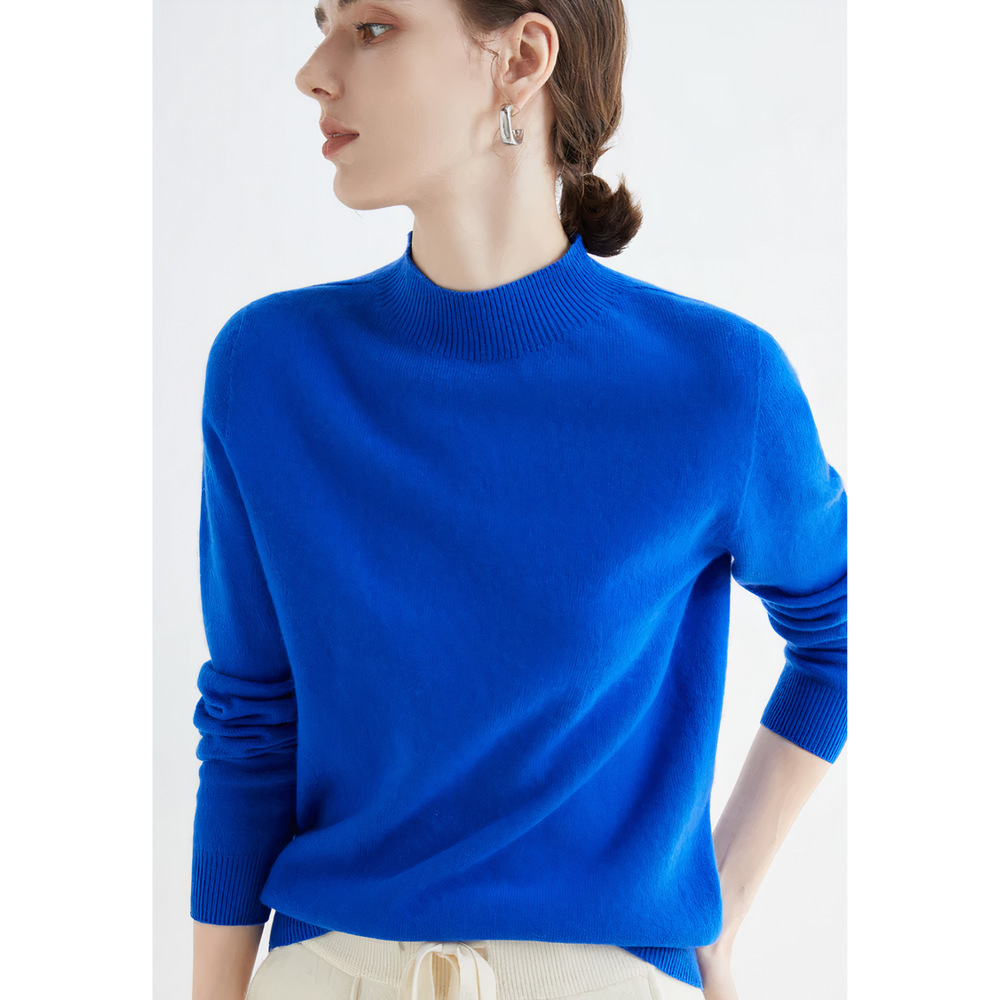 Lässiger Damen Kaschmir Slim-Fit Pullover | Winter