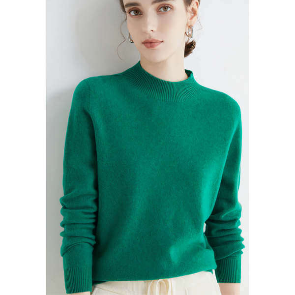 Lässiger Damen Kaschmir Slim-Fit Pullover | Winter
