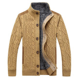 Strickjacke Mit Plüschfutter Für Herren | Winter