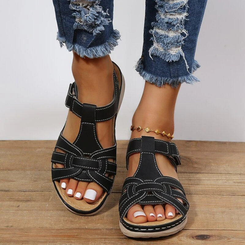 Bequeme Flache Sandalen Für Frauen | Slingback