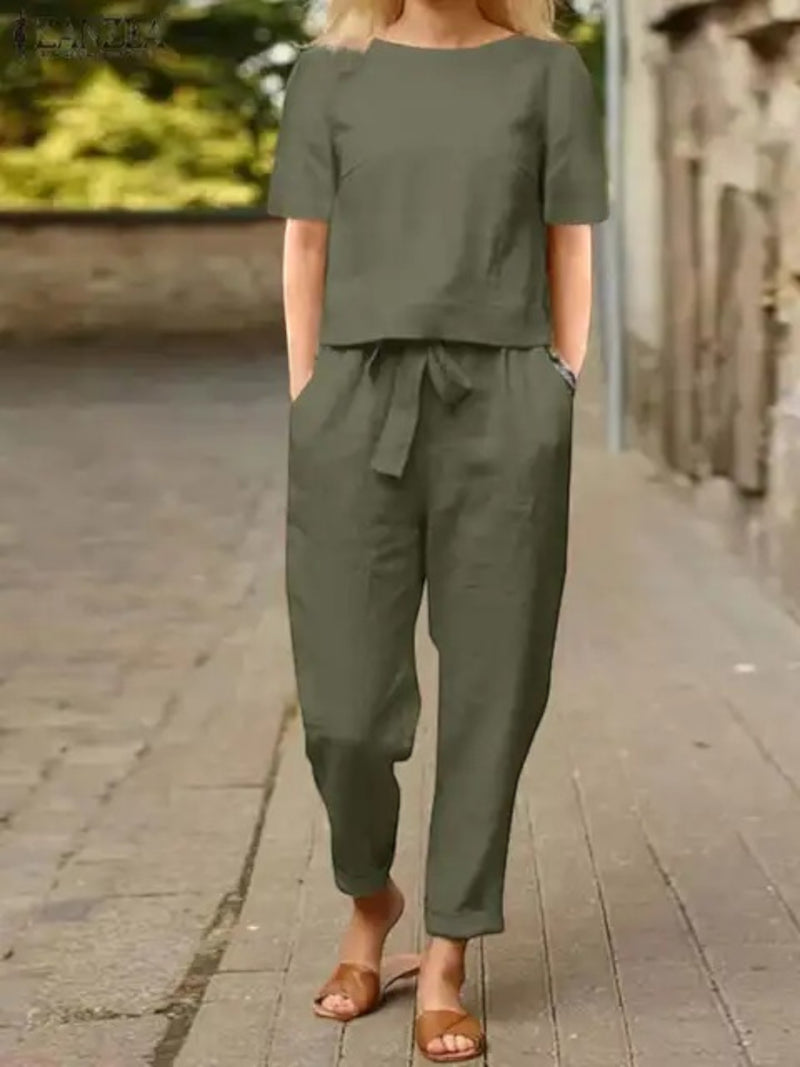Romina | Bequemes Zweiteiler Set Für Damen | Sommer