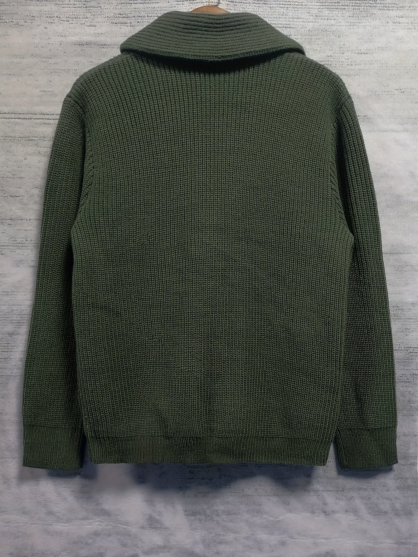 Winter-Cardigan Mit Langen Ärmeln Für Herren | Mit Knopf