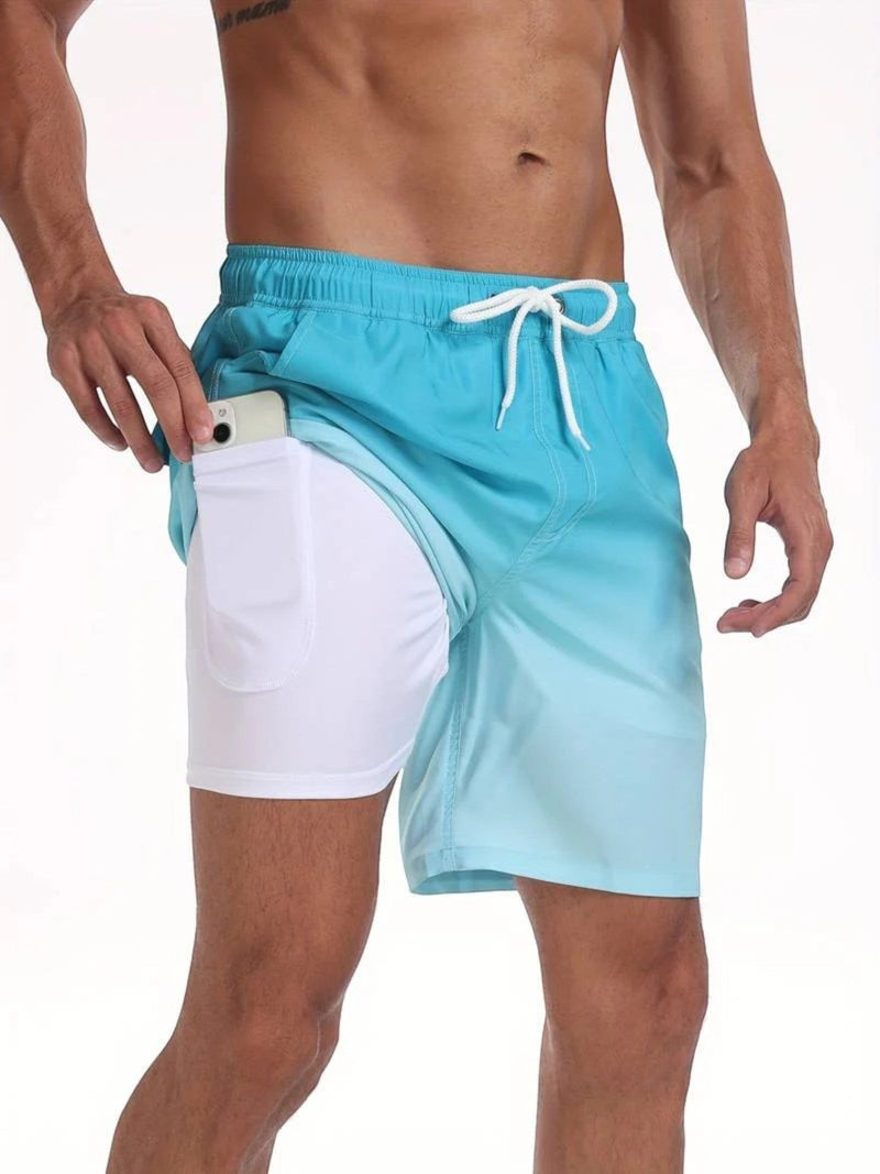Leichte Bedruckte Shorts Für Männer | Sommer