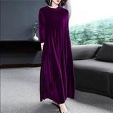 Zoe - Maxikleid aus Samt