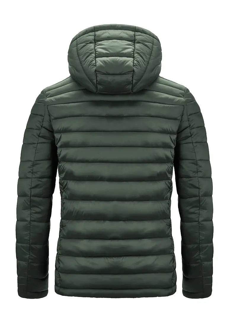 Herren Daunen Winterjacke Mit Kapuze | Stilvoll