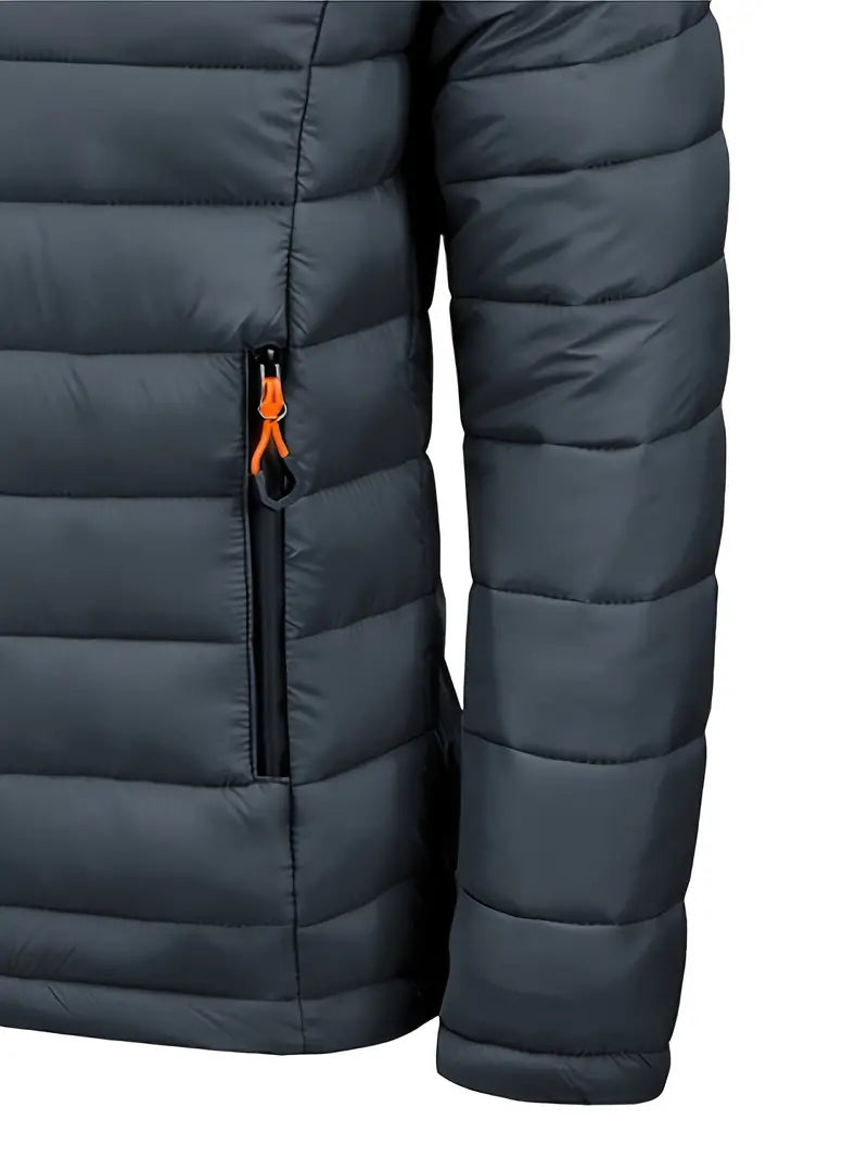 Herren Daunen Winterjacke Mit Kapuze | Stilvoll