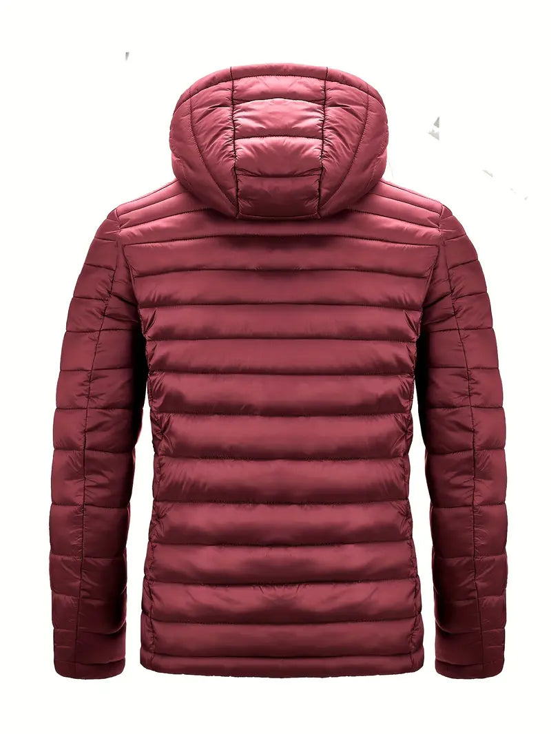 Herren Daunen Winterjacke Mit Kapuze | Stilvoll