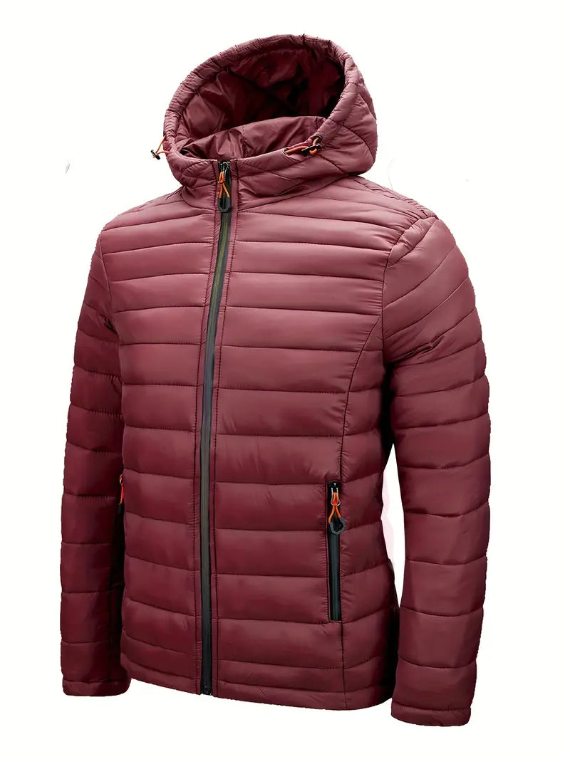 Herren Daunen Winterjacke Mit Kapuze | Stilvoll