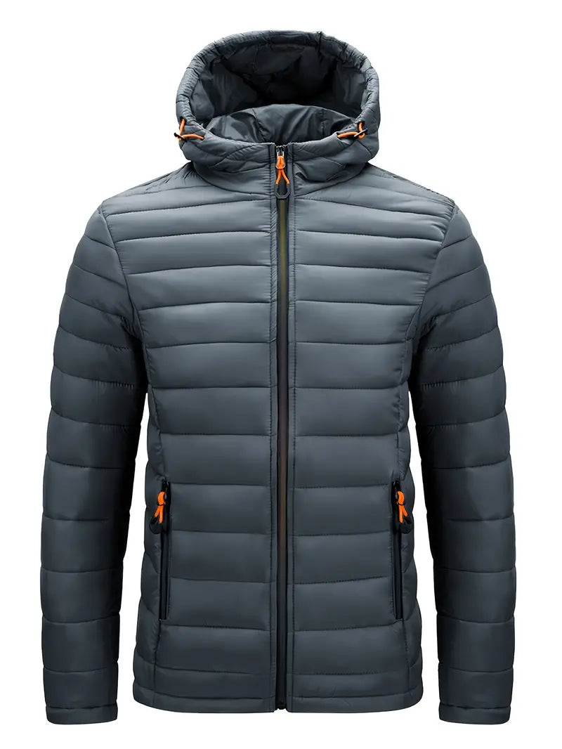 Herren Daunen Winterjacke Mit Kapuze | Stilvoll