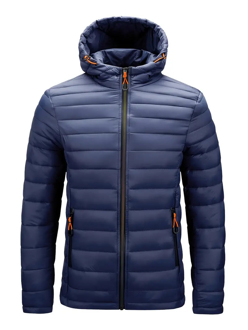 Herren Daunen Winterjacke Mit Kapuze | Stilvoll