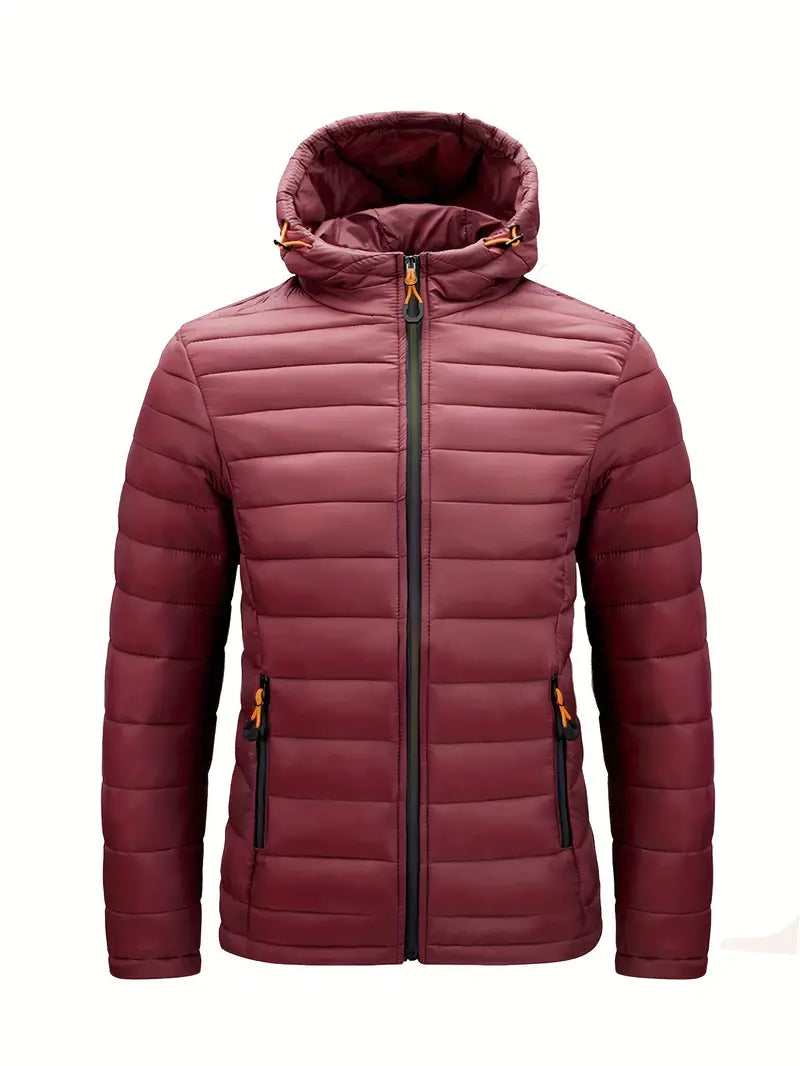 Herren Daunen Winterjacke Mit Kapuze | Stilvoll