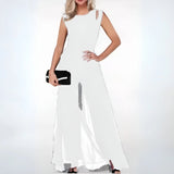 Leona | Eleganter Lagen-Jumpsuit Für Damen | Ärmellos