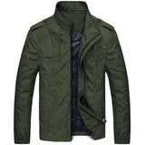 Moderne Übergangsjacke Mit Stehkragen Für Herren | Winter